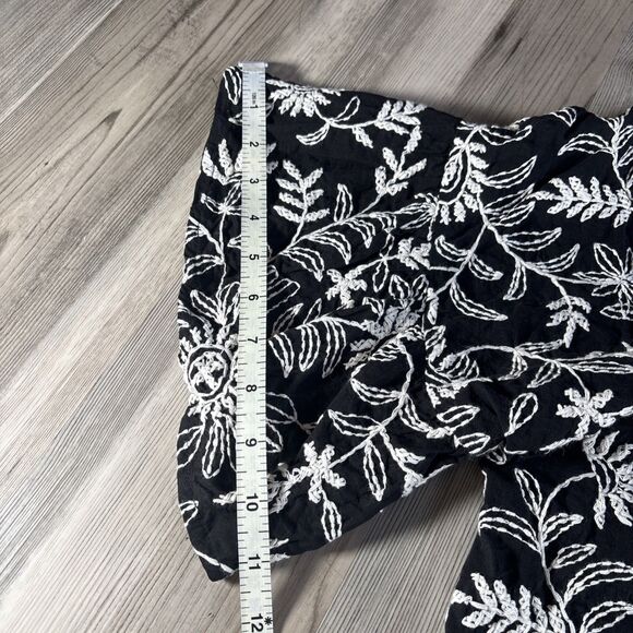 Anthropologie Rory Embroidered Boho Cottagecore Cottage Chic Top Large - Picture 6 of 8